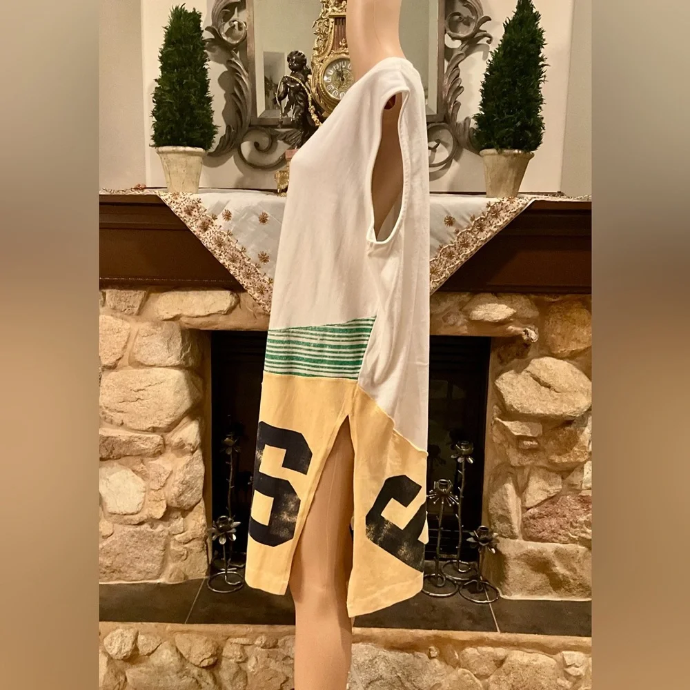 We The Free sleeveless tunic tank / mini dress with patchwork M - Picture 3 of 10